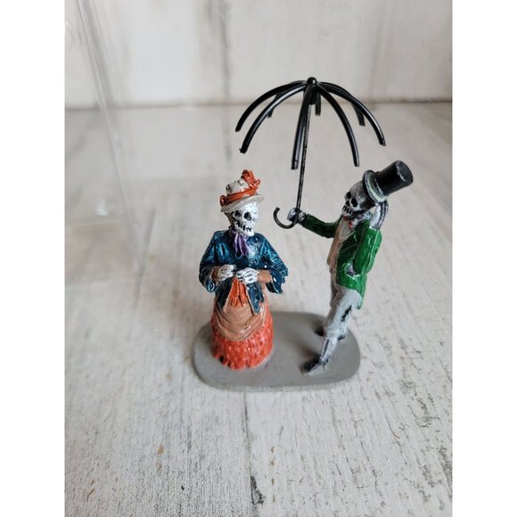Lemax always a gentleman spooky town skelton Halloween Village accessory - Picture 2 of 8